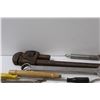 Image 3 : Assorted Wrenches, Hack Saw, Pipe Wrench, Misc.