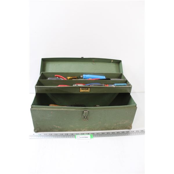 Kennedy Metal Tool Box w/Contents