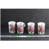 Image 1 : (4) English Rose Mugs