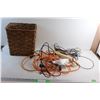 Image 1 : iClever USB Hub, Cord Extension, Power Outlet, Cables and Pleated Basket