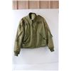 Image 1 : * Canadian Air Force Flight Jacket (Size 6740, Fits Like Medium or Slender Large) - Some Wear as Pic