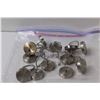 Image 3 : Stainless Steel Shower Curtain Hooks & (5) Cabinet Knobs, Laurentien Pencil Crayon Collection