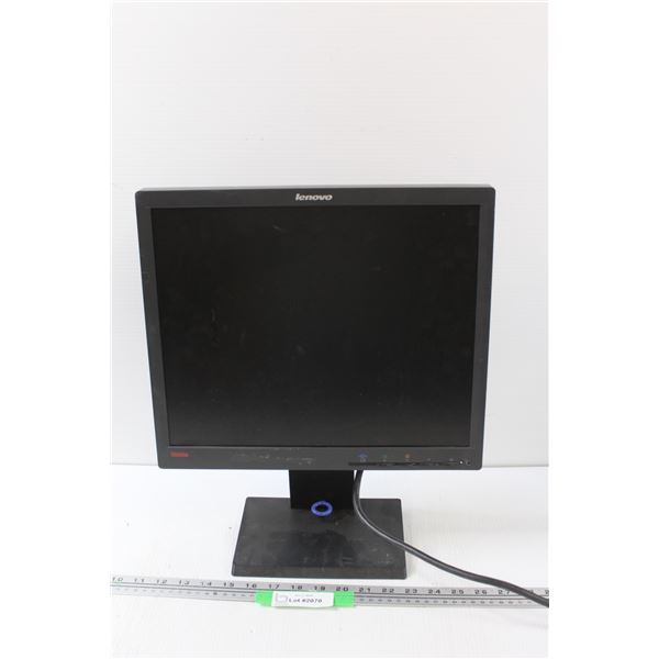 Think Vision Lenovo Monitor - 17" - Powers On, as is