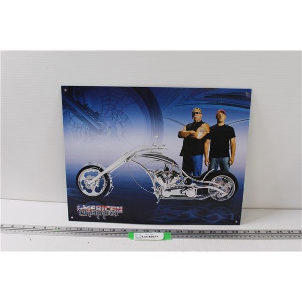 American Chopper Metal Sign - 16" x 12.5"