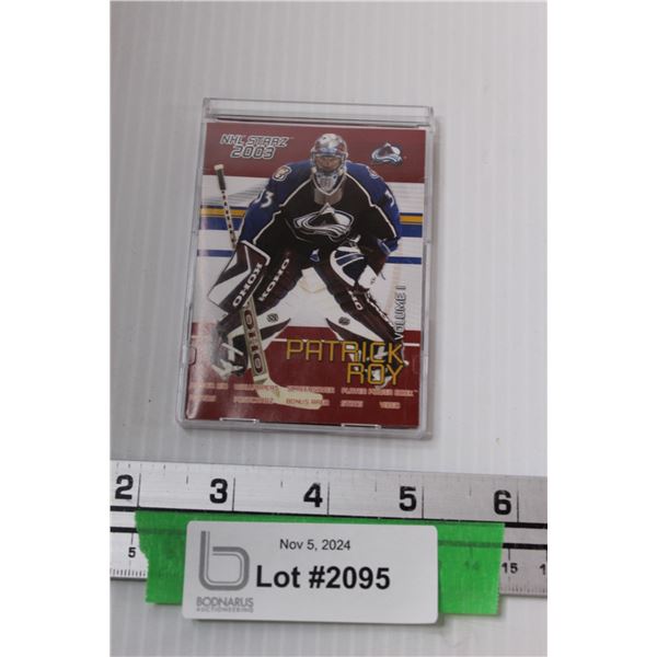 NHL Starz 2003 Volume One Case - Patrick Roy - as is