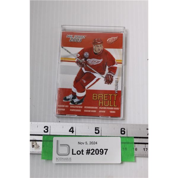 NHL Starz 2003 Volume One Case - Brett Hull - as is