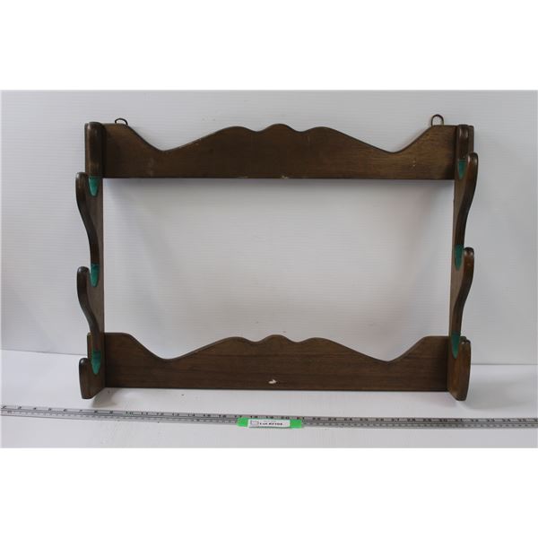 Wood Gun Rack - Wall Mount - 26" x 18" x 4"