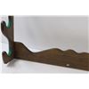 Image 4 : Wood Gun Rack - Wall Mount - 26" x 18" x 4"
