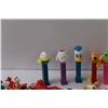 Image 2 : Children's Toy Lot: (7) PEZ, Snoopy, Garfield, Fisher Price Little People, Misc.
