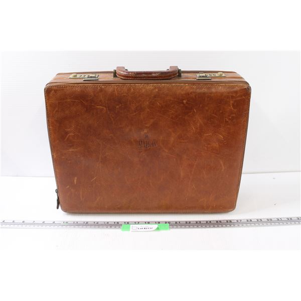 Matras Leather Business Briefcase