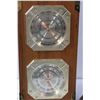 Image 2 : Bulova Barometer & Thermometer Gauge, Metal Heart Storage Case, Pail Man Ornament