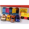 Image 2 : Children's Toy Lot: Hot Wheels, Semi & Trailer, Fisher Price, Misc.