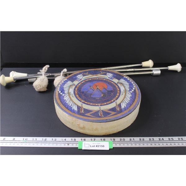 Indigenous Drum & Twirling Baton