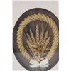 Image 2 : Three Dimension Woven Wheat Art in Frame - Bruno Sask. - 11" x 13"