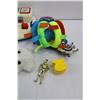 Image 5 : Bag of Lego's w/ Vehicles, Battat Children's Shapes Toy, Vtech Toy Car, Ghost Hand Puppet, Misc.