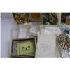 Image 2 : 5"x7" Wooden Picture Frame, Assorted Stitching Bars, Thread, & Needles