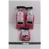 Image 1 : Wamsutta Pink Twin Flat Sheet, Pink Twin Fitted Sheet, & (2) Pink King Pillowcases