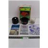 Image 1 : Cochlan's Lightweight Emergency Tube Tent, Black Ceramic Warmer, Bag of Crystals, (2) Books, Glass C
