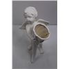 Image 3 : White Baby Angel Statuette, Ceramic Basket, Plastic/Metal Candle Holders, Glass Cup Ornament