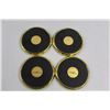Image 4 : (2) Wooden Picture Frames 9.5"x7.5", Box of Carousel Stir Stix, (4) Canadian Cable Plant Coasters, R