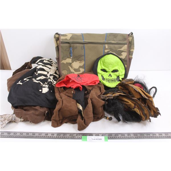 Camo Gap Knapsack & Pirates of The Caribbean Kids Halloween Costume