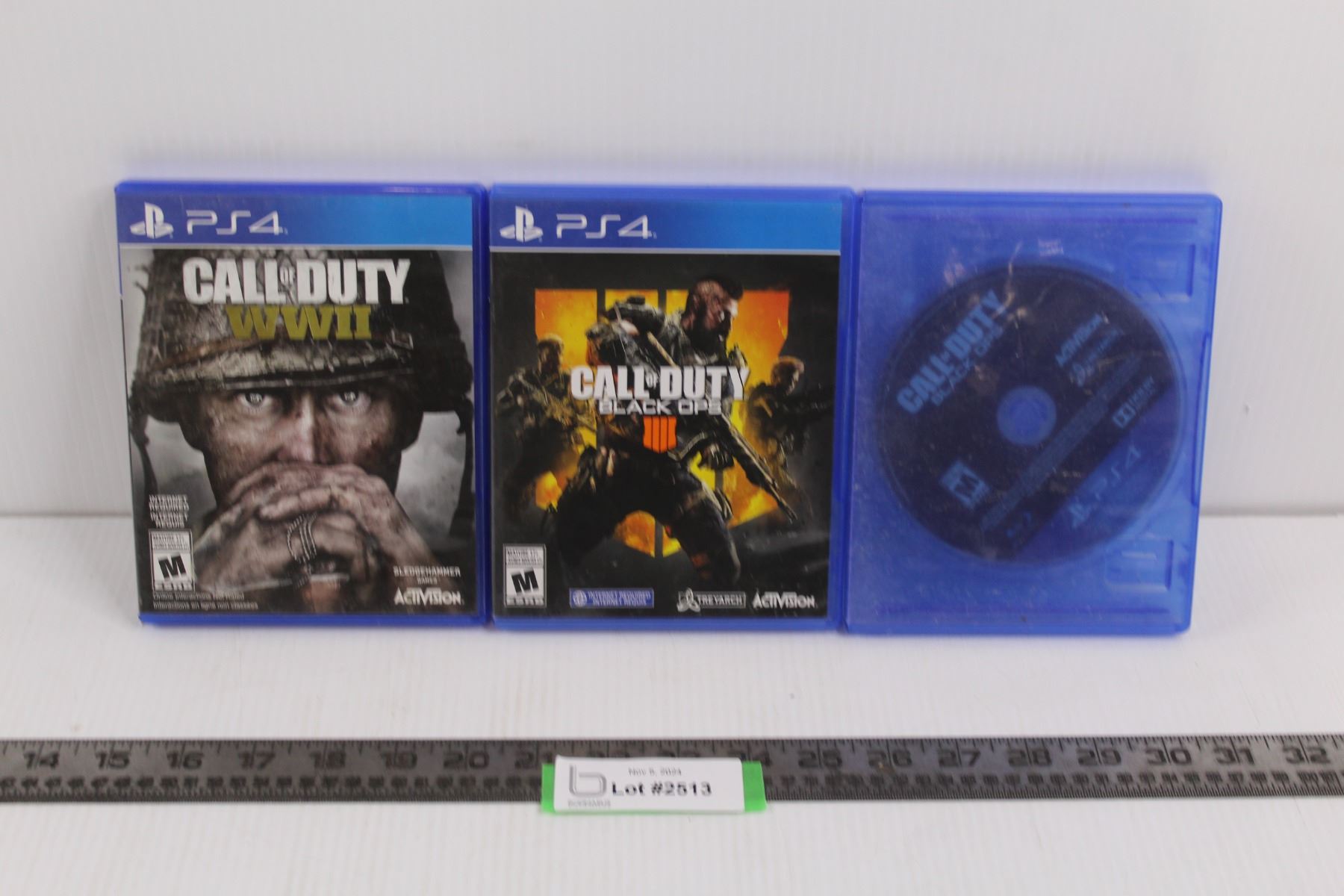 (3) PS4 Games: Call of Duty Black Ops 3, Call of Duty Black Ops 4, Call