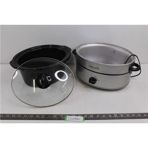 Crock Pot Slow Cooker 12"x10.5" - Works