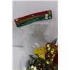 Image 3 : (2) Snowman Stuffies, Make Your Own Snowman Kit, Tambourine, Assorted Christmas Decorations