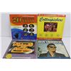 Image 4 : (12) Records: Johnny Cash, Roy Orbison, & Kenny Rodgers