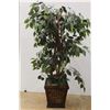 Image 2 : *Faux Plant - 4' w/Wicker Style Pot