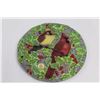 Image 3 : Audobon Ceramic Round Wall Bird Decoration 10.5", (3) Ceramic Bird Lawn/Garden Ornaments