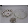 Image 2 : Myott Son & Co. Serving Bowl 9.5", Altrohlau Butter Dish, Assorted Glass Dishes, & Metal Serving Dis