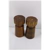 Image 5 : Wooden Salt & Pepper Shakers, Glass Salt And Pepper Shakers 2.5", Glass Salt And Pepper Shakers 5", 