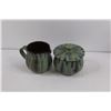 Image 6 : Set of Mikasa Ceramic Creamer & Sugar Bowl, (2) Sets of Brown Ceramic Creamer & Sugar Bowls, Ceramic