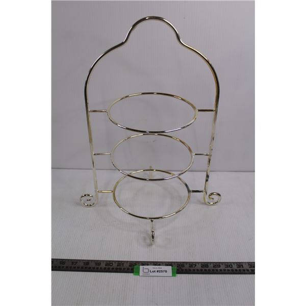 Silverplated 3-Tier Stand