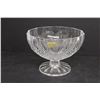 Image 2 : Cristal Fruit Bowl (France) & Small Glass Serving Dish w/Lid