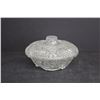 Image 6 : Avon Crystal Vanity Box w/Lid, Pressed Glass Candy Dish, Cut Glass Clock