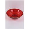 Image 2 : Red Glass Bowl 7" & Red Glass Bowl 8.5"