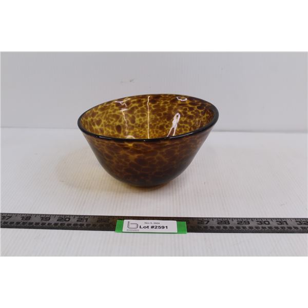 Glass Bowl 4.5"x8"