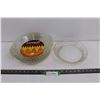 Image 1 : (4) 9.5" Glass Deep Pie Plates & 9" Glass Pie Plate