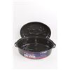 Image 3 : (2) Oval Shaped Roaster  16.5"x12"x5"