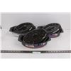 Image 1 : (3) Oval Shaped Roaster  11"x8"x3"