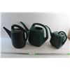 Image 1 : (3) Plastic Watering Cans