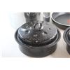 Image 6 : Stock Pot with Lid,(2) Baking Dishes with Lids and (2) Non Stick T-fal Frying Pans