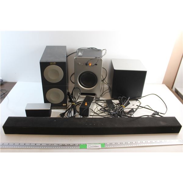 *Visio and Altec Lansing Home Audio & Theatre Speaker System - As Is