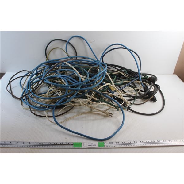 Extension Cords - As Is, Unknown Length