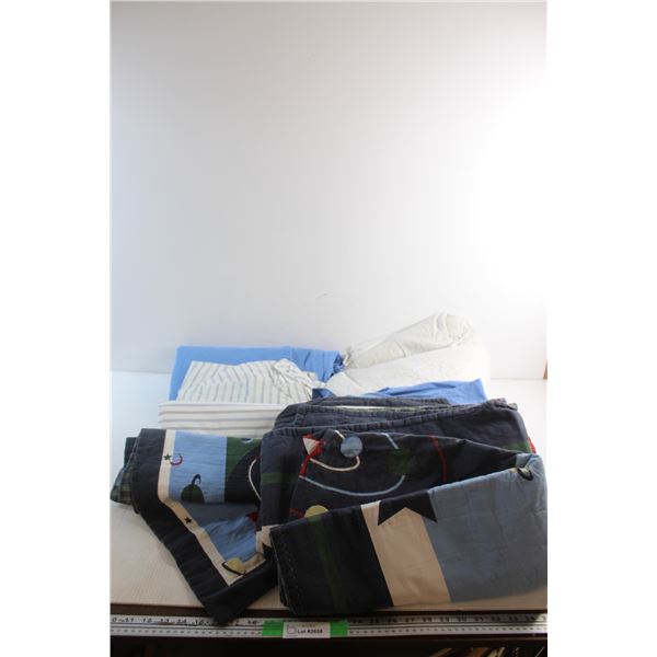 Assorted Bed Linens and Blankets