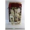 Image 1 : (2) Deer with LED Lights Decorations - As Is