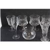 Image 3 : (7) Stemware Glasses and (2) Vases