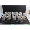Image 1 : (16) Ceramic Mugs, (4) Candle Holders and Liquor Shot Glass